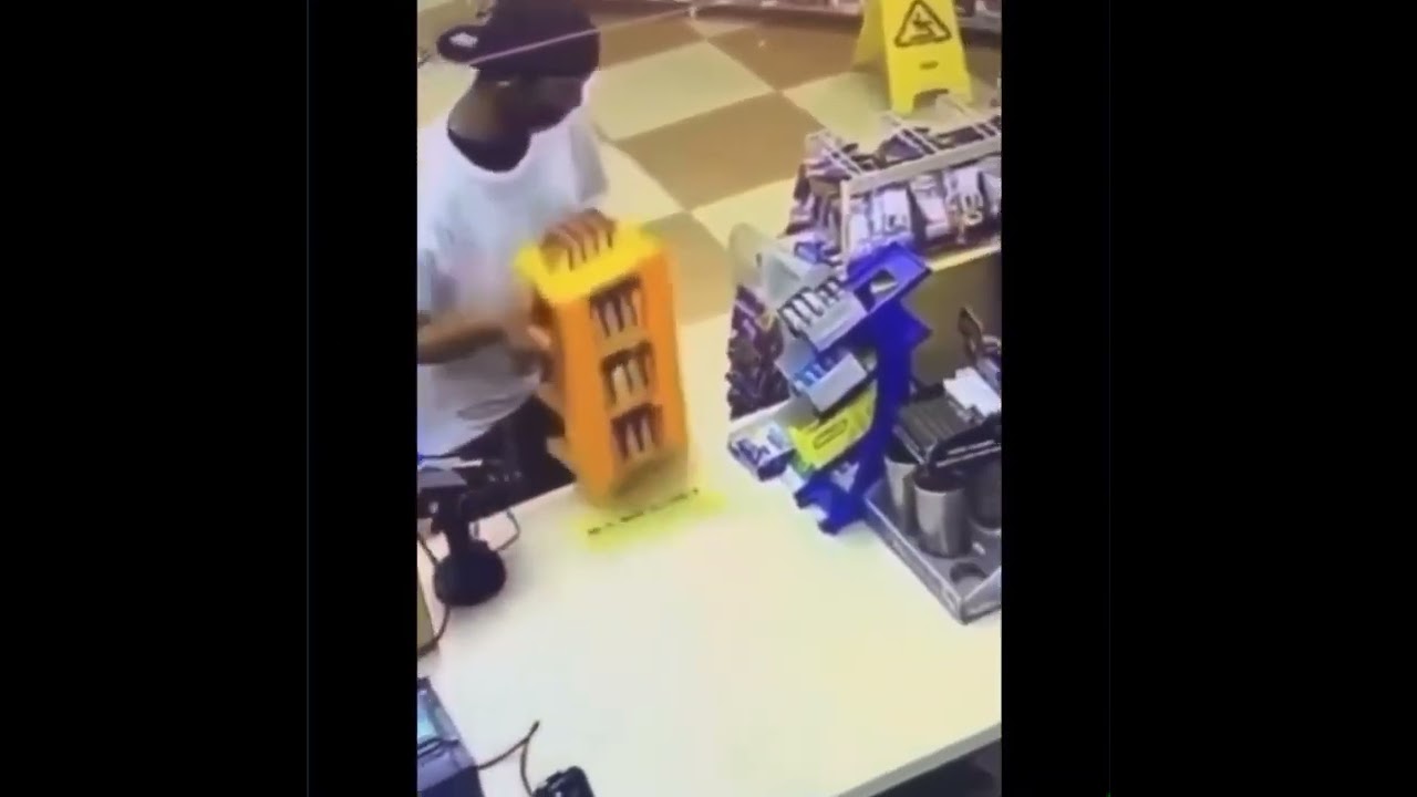 Crackhead Steals All The Lighters