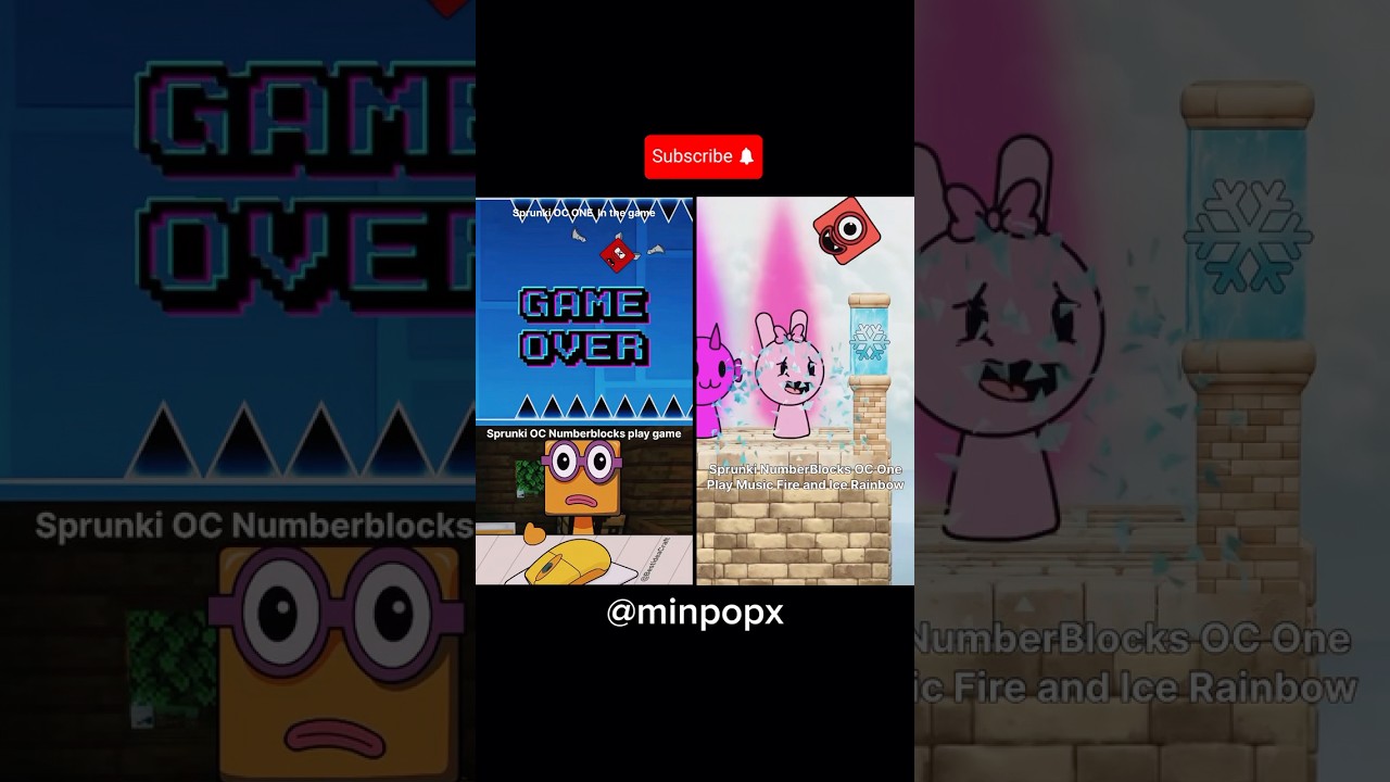 Sprunki OC Numberblock Funny Moment 