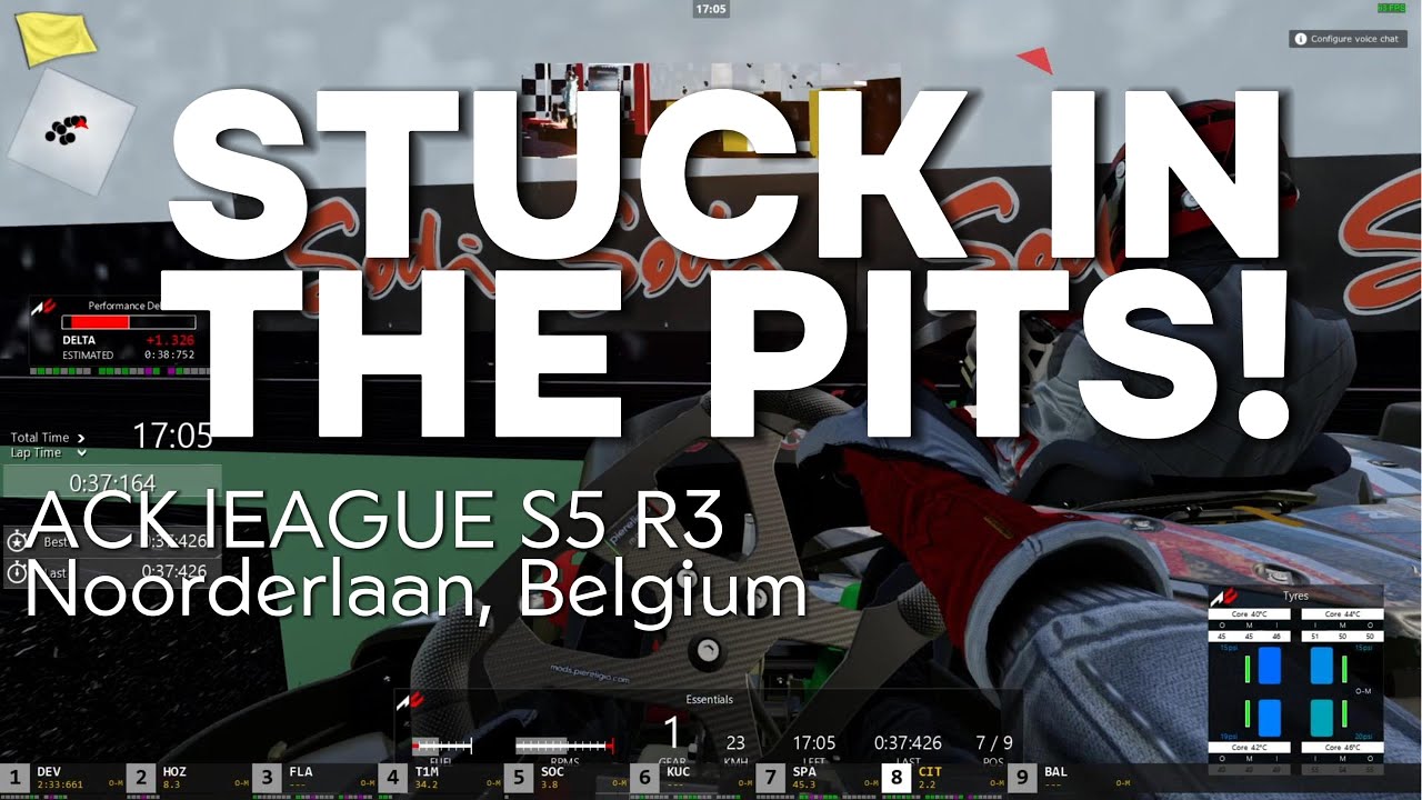 ACK LEAGUE SEASON 5 STAGE 3 STUCK IN THE PITS! | Noorderlaan (BELGIUM)