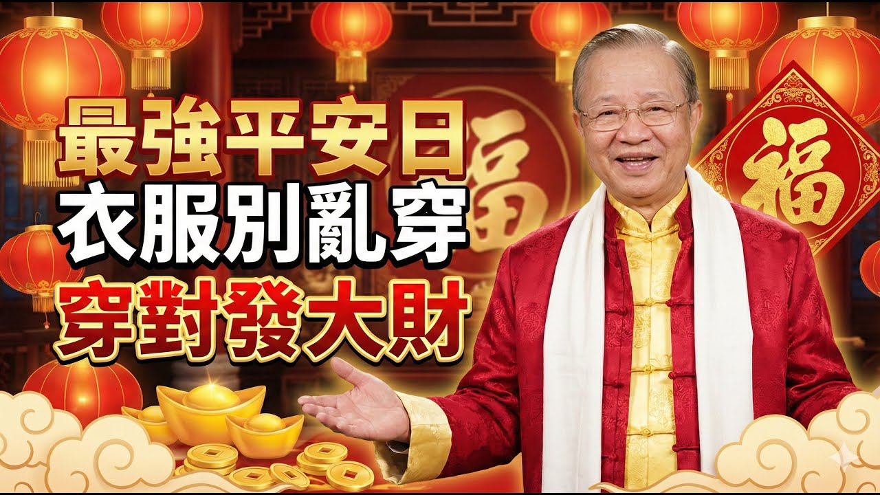 別亂穿！2月7號這3種顏色是大忌？曾仕强：穿對了才是最強護身符！#曾仕强 #易经智慧 #2月7號 #臘月二十 #最強平安日