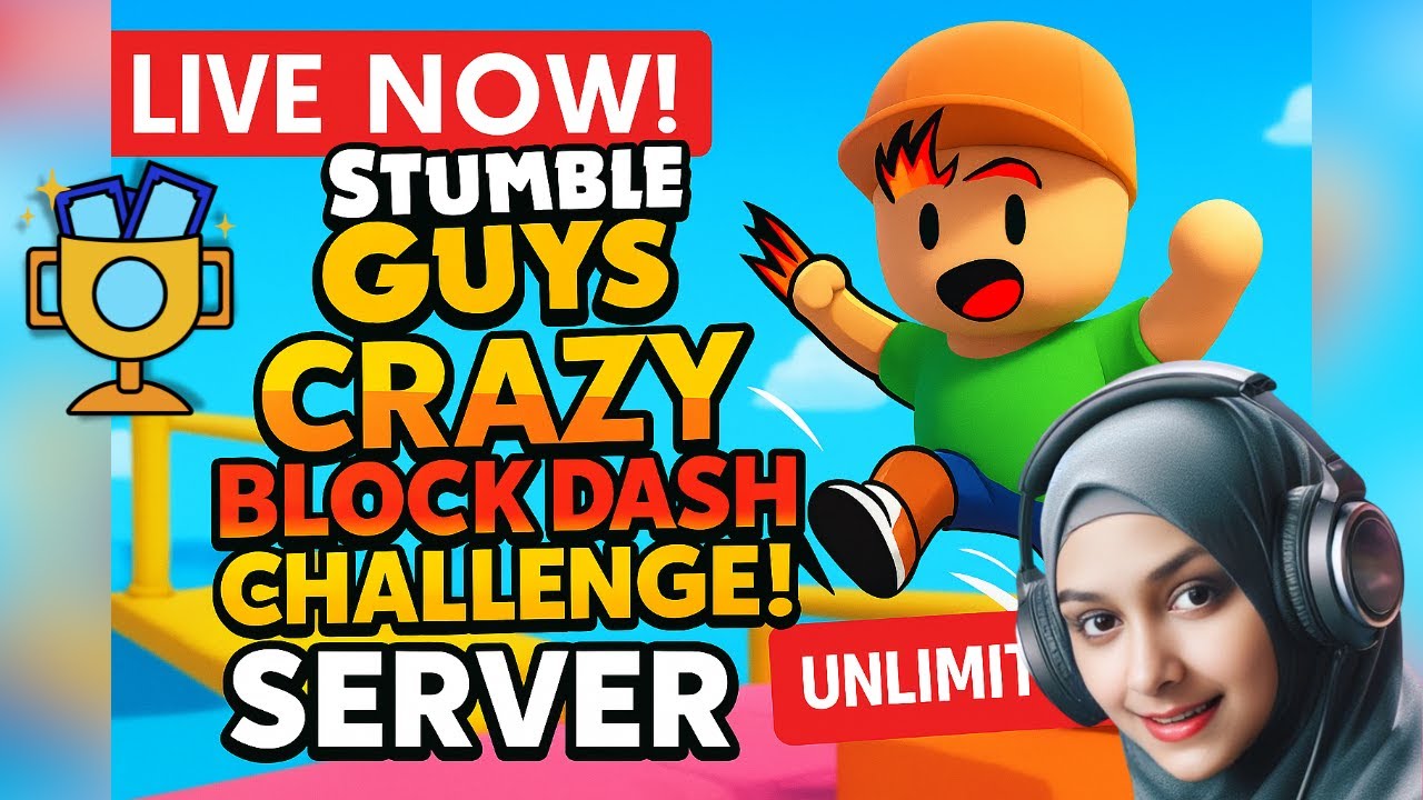 Stumble Guys Live Stream : Custom Room Tournaments & Free Gems Giveaway #StumbleGuysLive