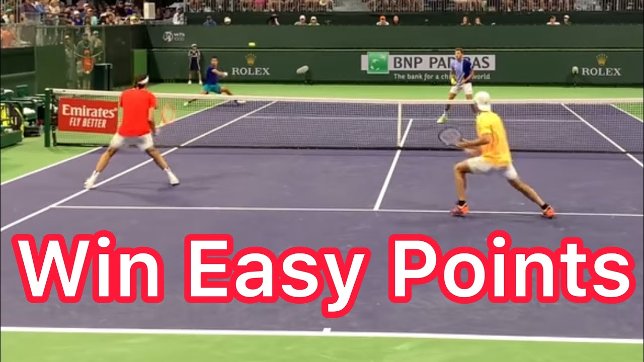 How To Win Easy Points In Doubles (Tennis Strategy Explained)