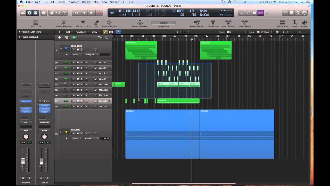 Logic Pro X - Track Stacks, Folder Stacks and Summing Stacks
