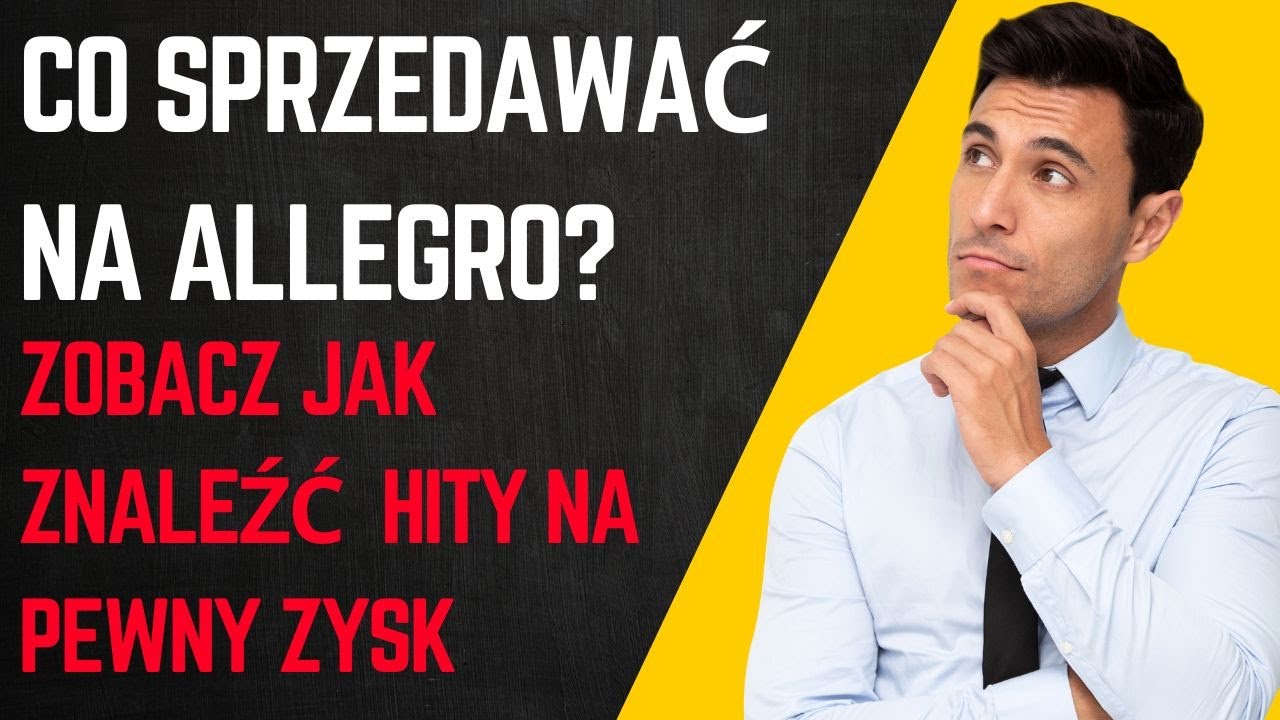 🔴 Jak Znaleźć Najlepsze Produkty Do Sprzedaży Na Allegro? Najlepsze Sposoby #ecommerce #allegro