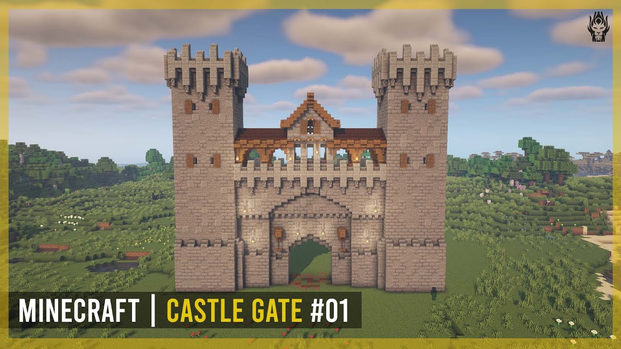 Minecraft Castle Gate - Medieval Kingdom #01