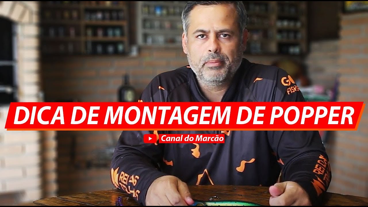 Pesca oceânica dica de  sistema de montagem de Popper.