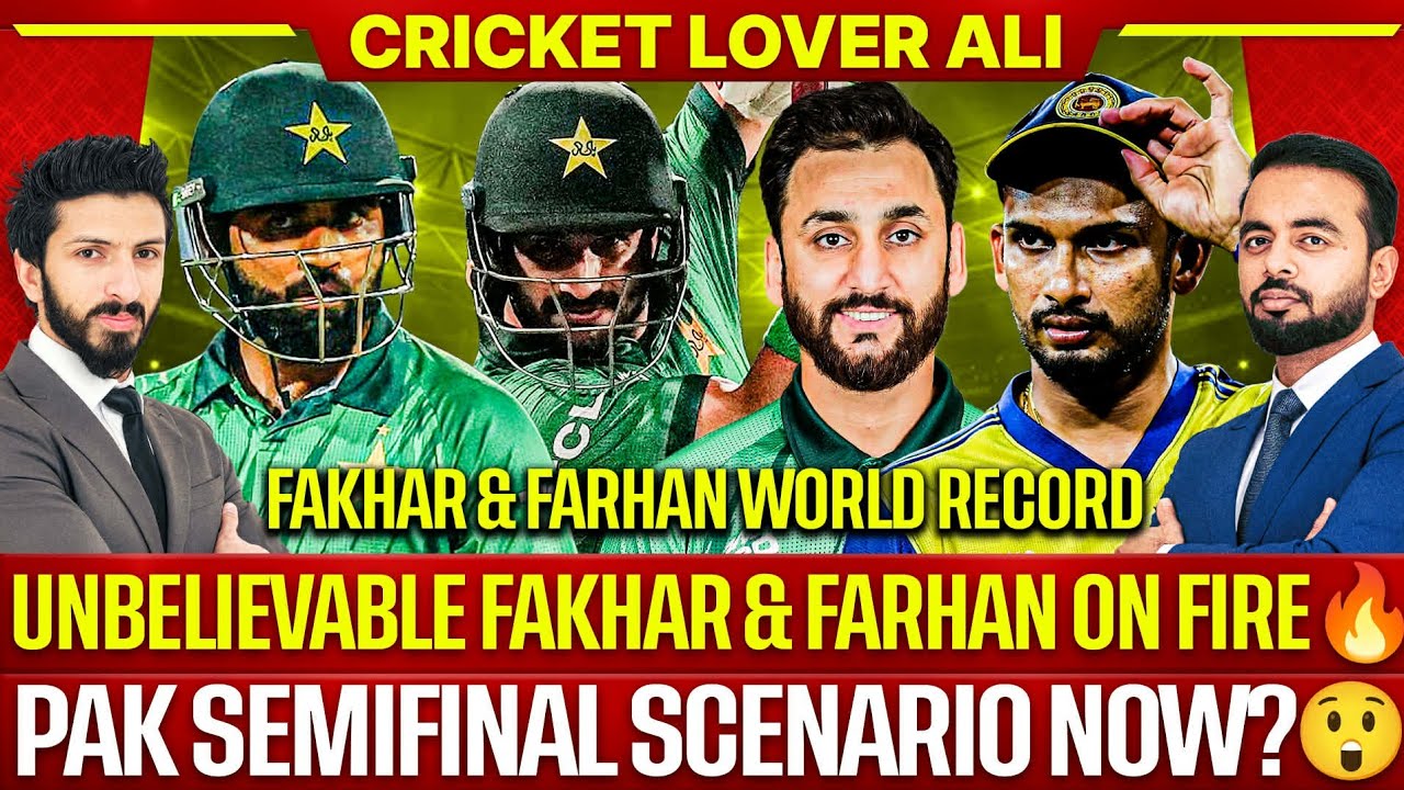 OMG Fakhar & Farhan Trash SL🔥Pak BACK | Pak Semifinal Scenario ON? | PAK v SRI