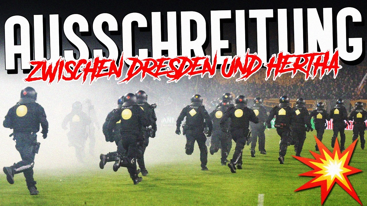 Dresden vs. Hertha: Auseinandersetzung und Krawalle!