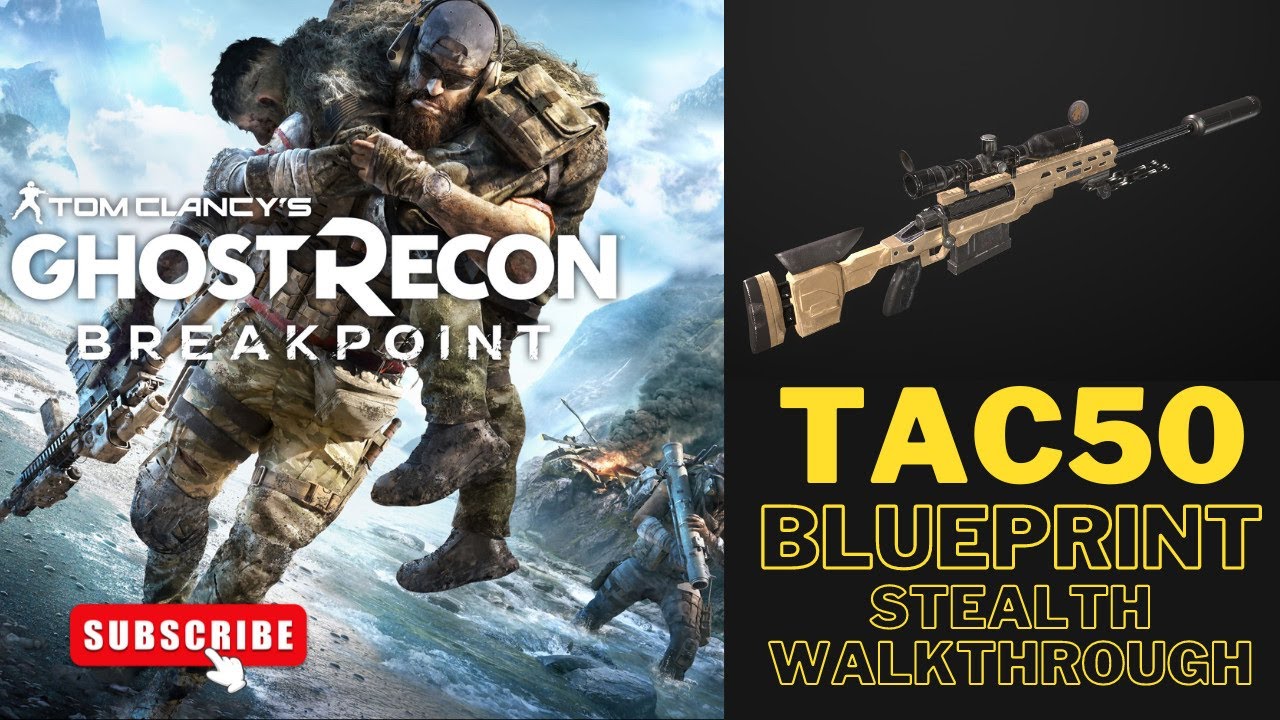 Ghost Recon Breakpoint (PS5) GET TAC-50 SNIPER Stealth Walkthrough