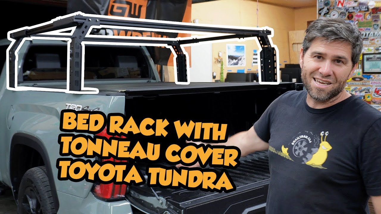 TRUKD Modular Bed Rack Install With Tonneau Cover | 3rd Gen Toyota Tundra