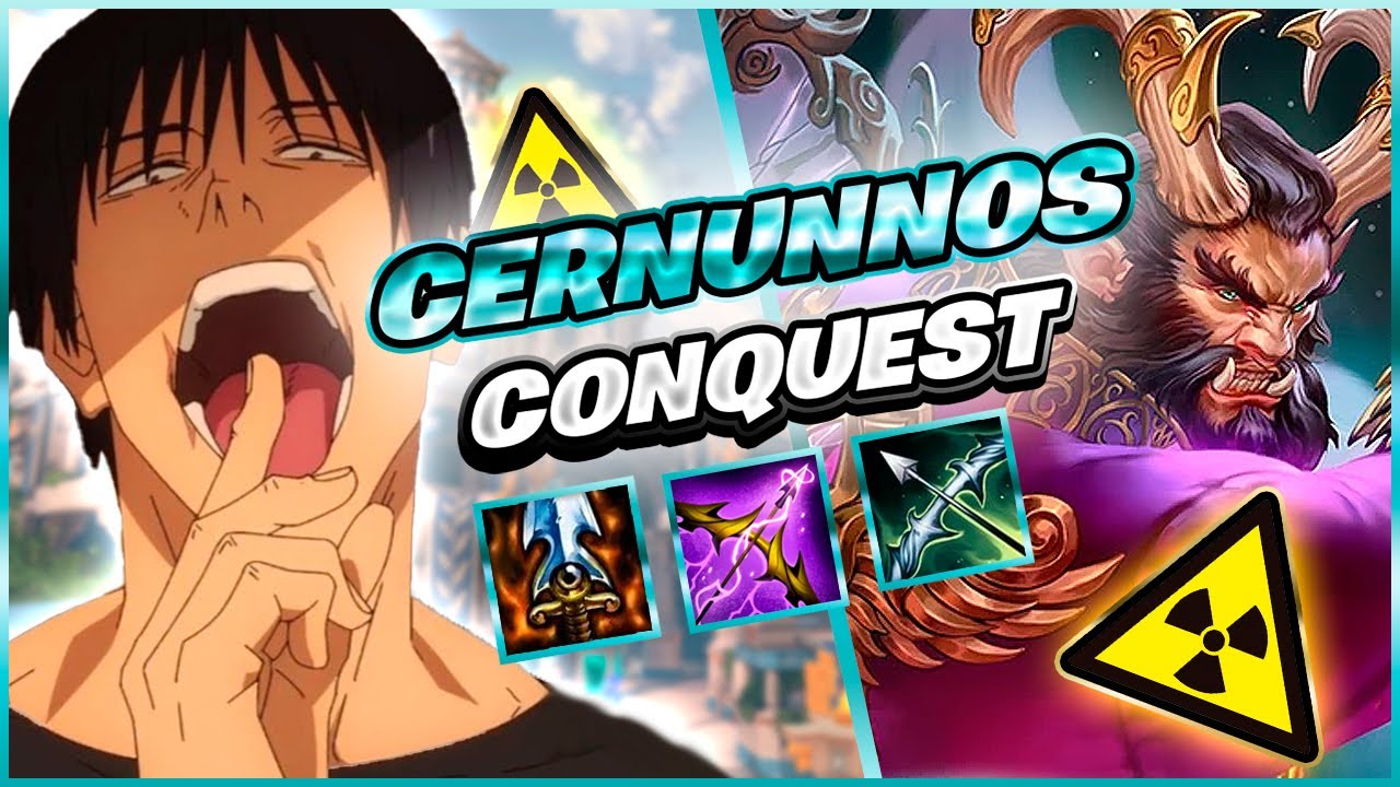 CERNUNNOS ADC HA VUELTO AL META?? - GRANDMASTERS CERNUNNOS ADC SMITE RANKED