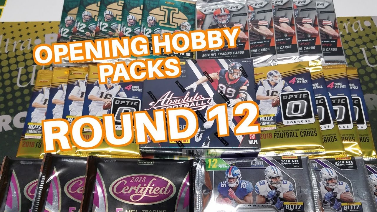 Random Football Card Hobby Pack Opening Round 12