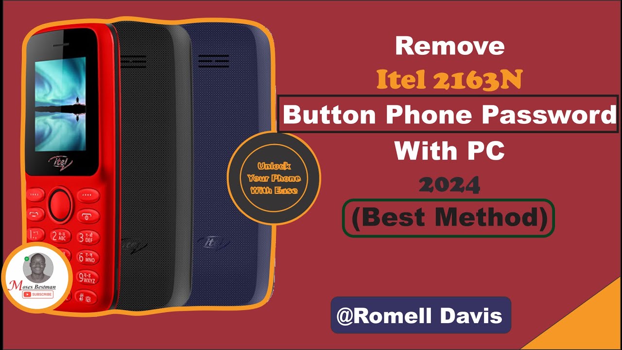 Itel 2163N Button Phone Passcode Remove 2024 Best Method