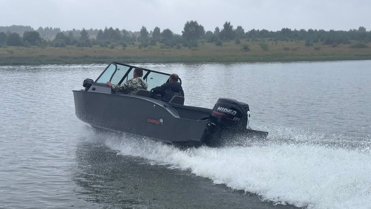 Ура это свершилось лодка GOONCH 460 bowrider/Fish впервые спустилась на воду