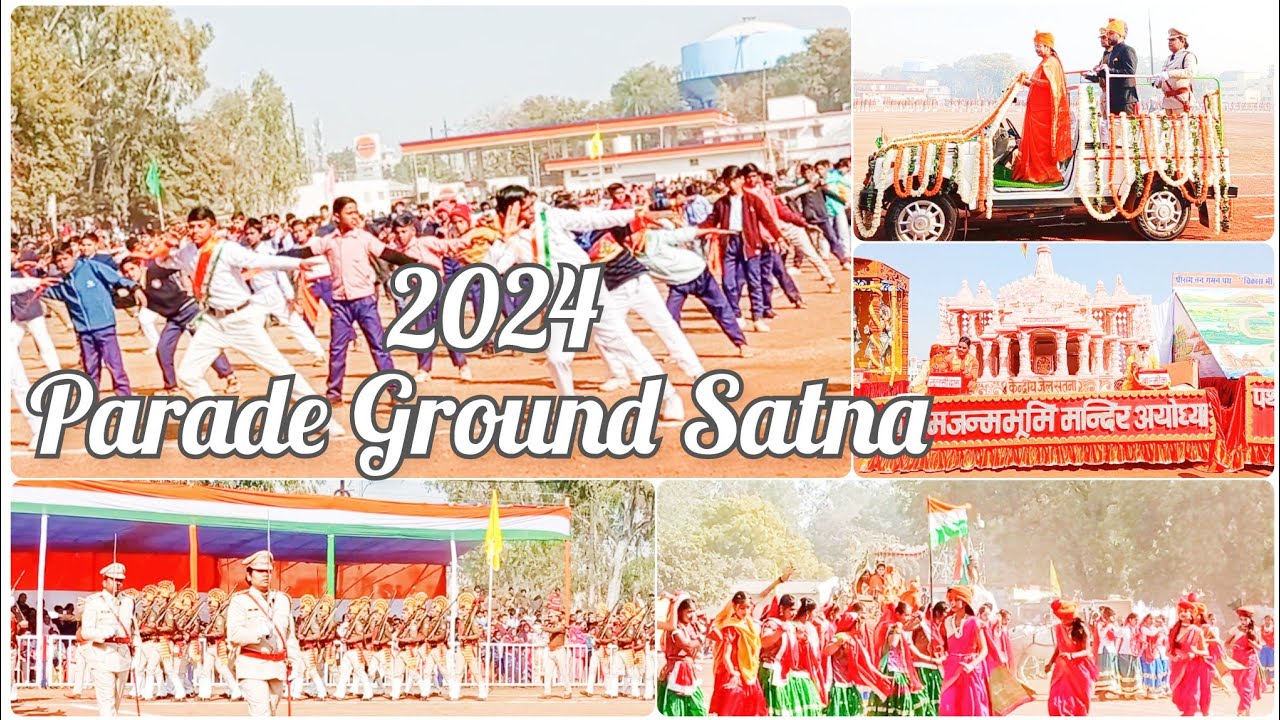 26 January 2024 Parade ground Satna / Police ground Satna /School Program / Republic day National