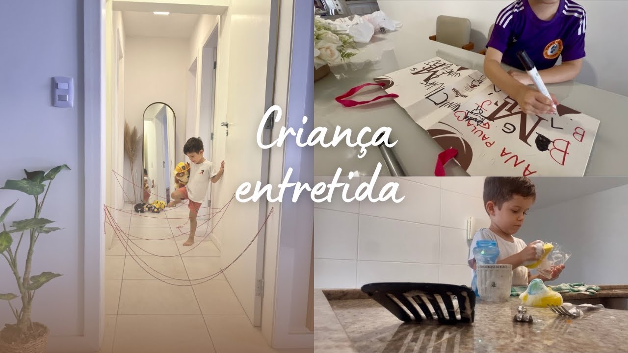 5 ATIVIDADES QUE ENTRETÊM SEU FILHO POR 30 MINUTOS (1 a 4 anos | sem tela)