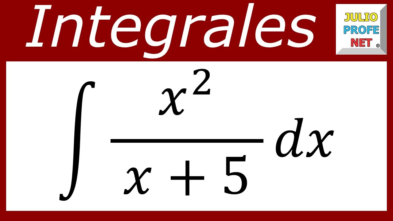 Integrales por sustitución | Ej. 22 #julioprofe