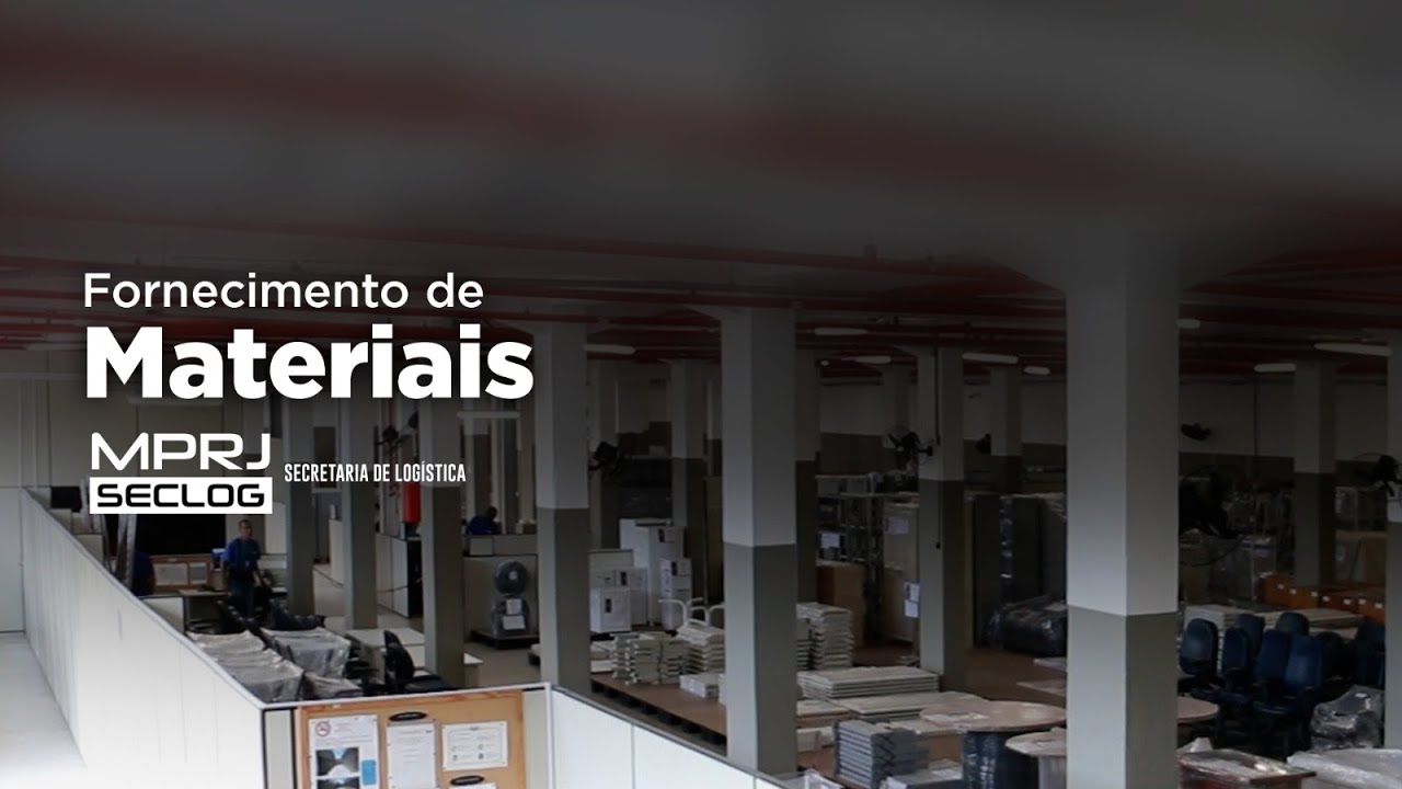 Voc&ecirc; sabe como funciona a log&iacute;stica de fornecimento de materiais no MPRJ?