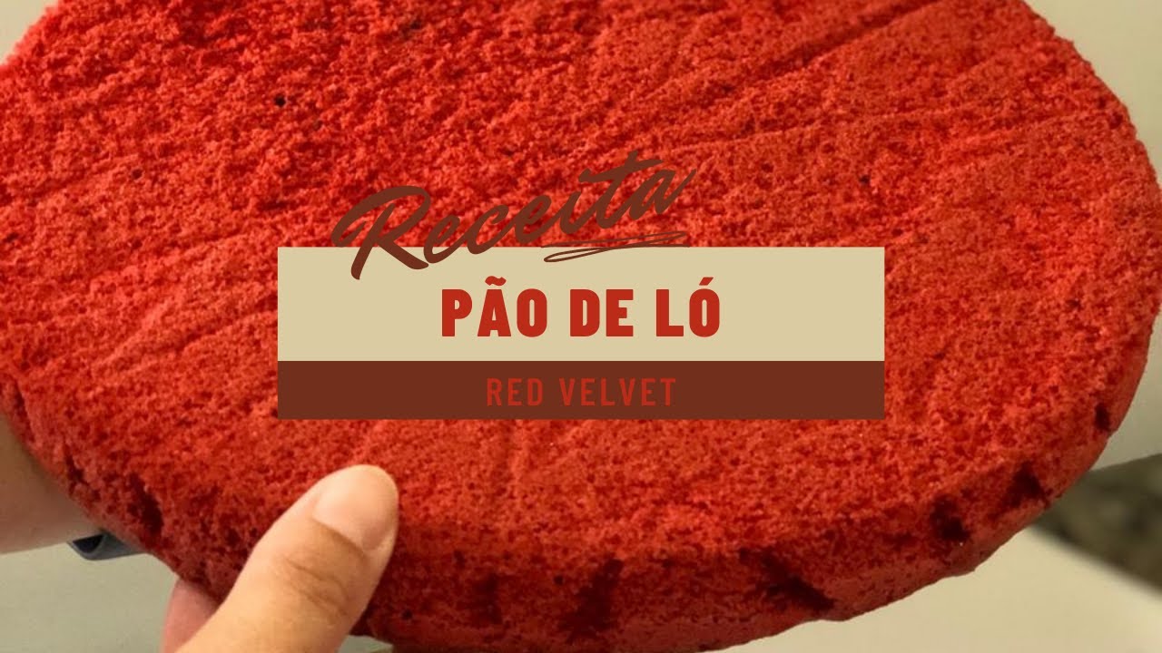 COMO FAZER PÃO DE LÓ RED VELVET