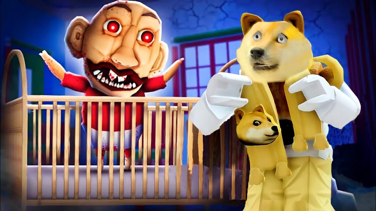 ESCAPE DO BEBÊ DE BIGODE! | Roblox | Scary Doll Curse