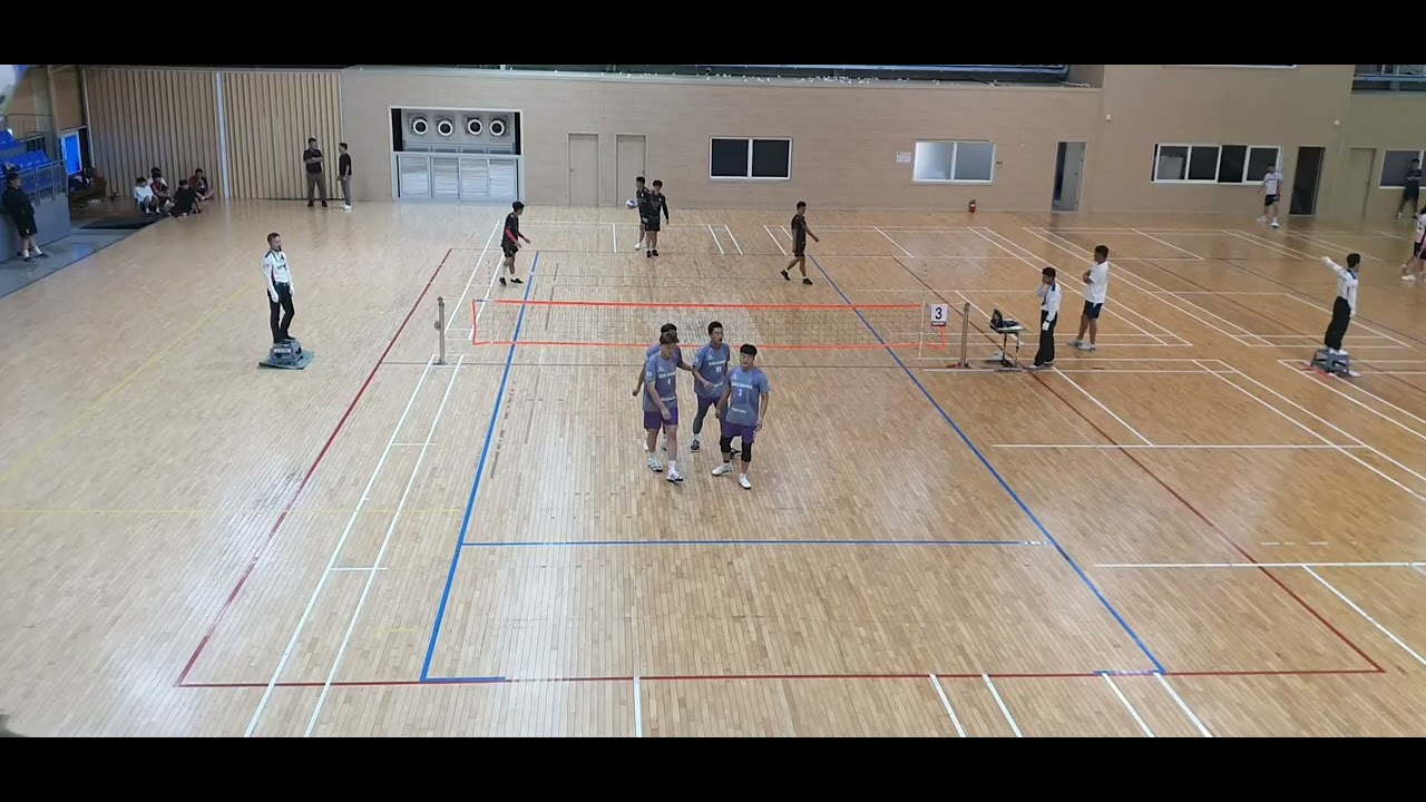 미르산업 엄기현 VS 드림40. 전국 40대부 8강. 서천 맥문동 꽃 축제배 왕중왕전 족구대회. #football #automobile #sports #족구