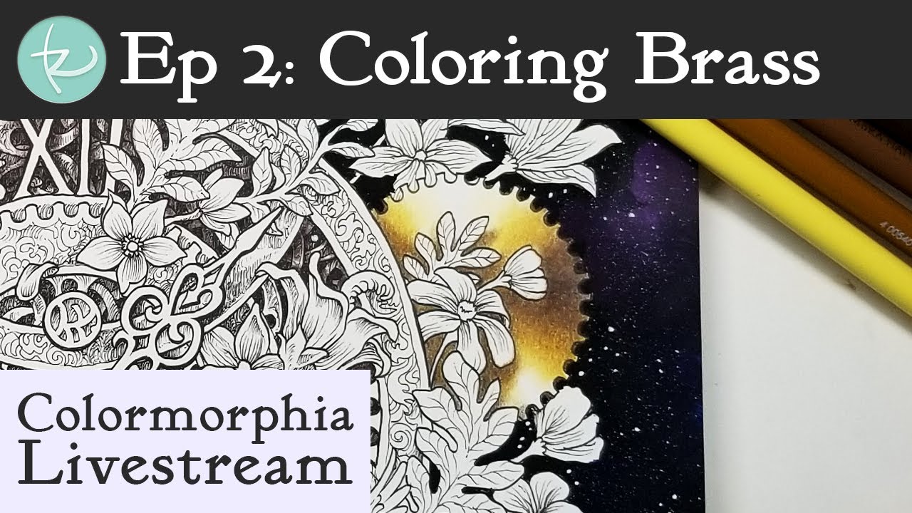 Colormorphia Ep. 2: Brass Coloring Tutorial: How to Color Metal with Polychromos Colored Pencils