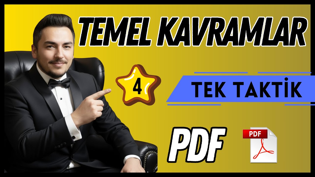 Temel Kavramlar - 4 | 9.Gün | Tyt | Kpss | Ags | Dgs | Ales | [2026] [Pdf] #52günde