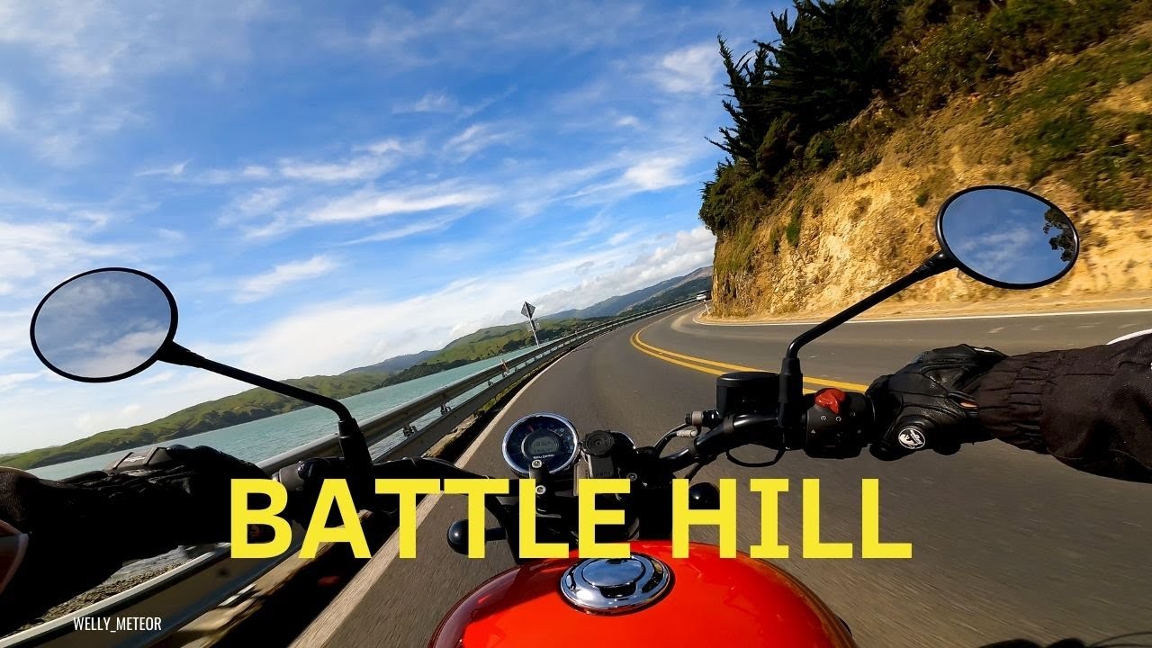 Battle Hill - Royal Enfield Meteor 350 - Raw Exhaust Sound - POV ASMR