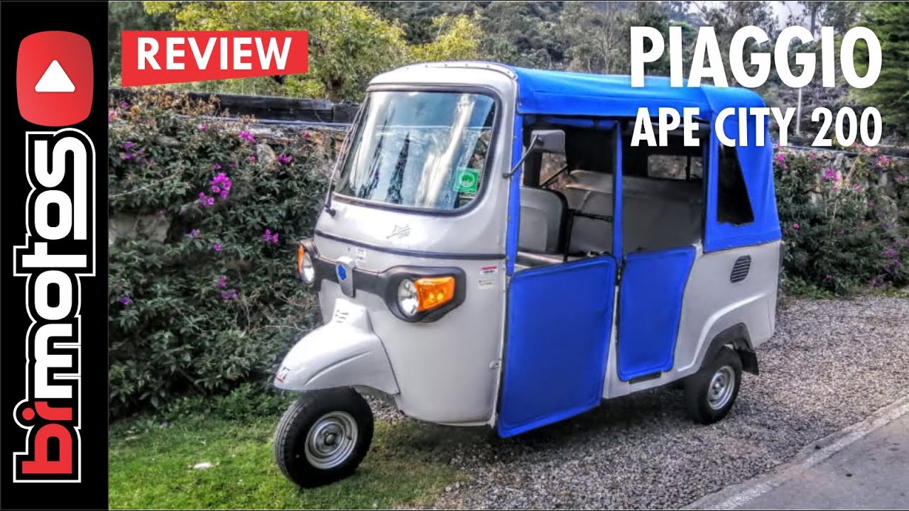 Motocarro Piaggio Ape City, test drive