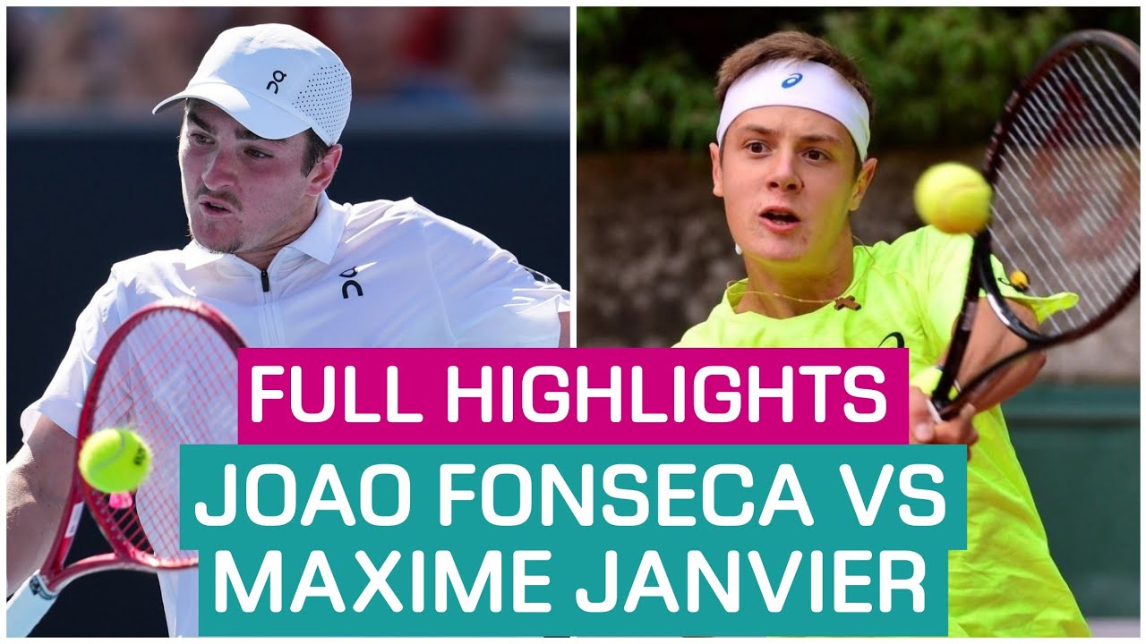 Joao Fonseca Vs Maxime Janvier | Full Highlights Prime Level Tennis - Tennis Perfume