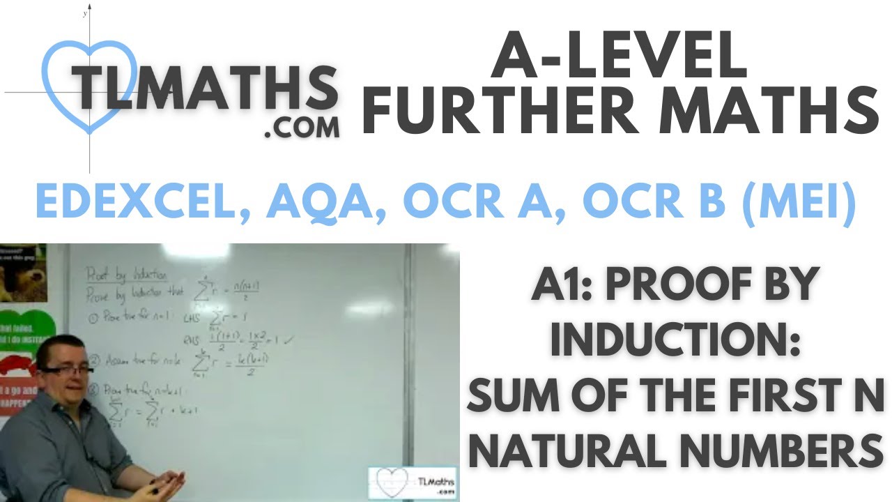 A-Level Further Maths: A1-02 Proof by Induction: Sum of the first n Natural Numbers
