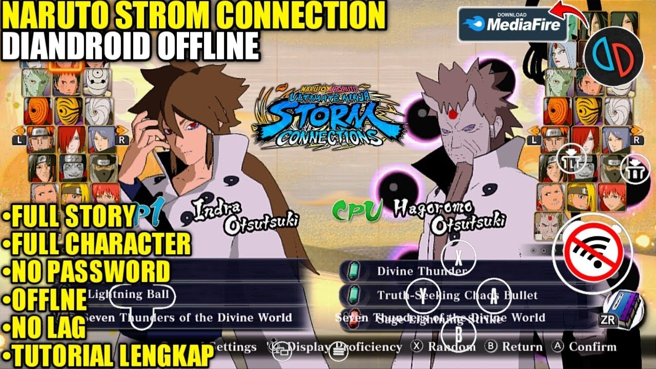 Lengkap!! Cara Main Game Naruto x Boruto ultimate ninja storm connection Di Android Offline
