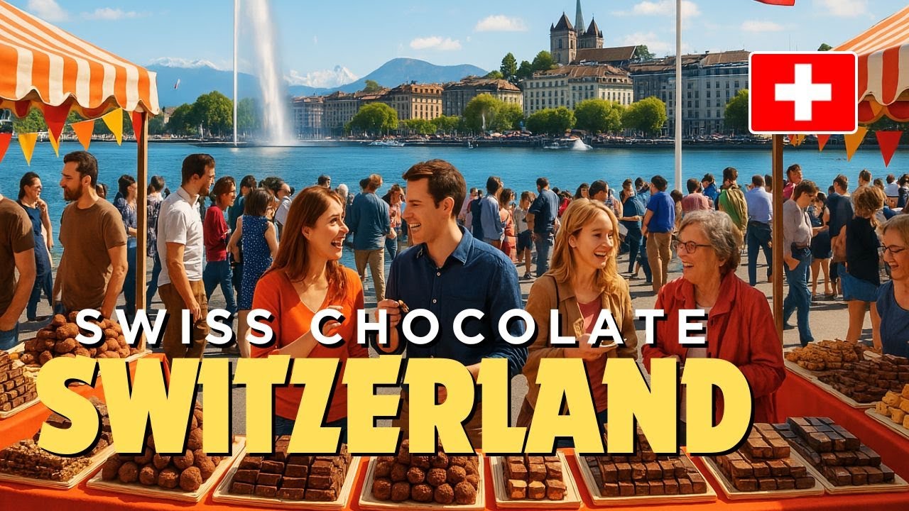 Swiss Chocolate Festival in Geneva 4K | Switzerland’s Chocolate Heaven 🇨🇭