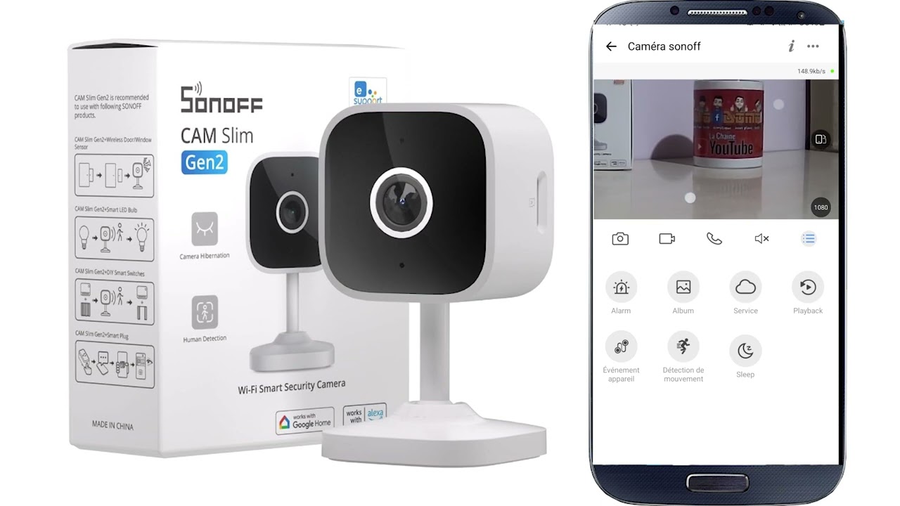SONOFF CAM Slim Gen2, la caméra intérieure discrète