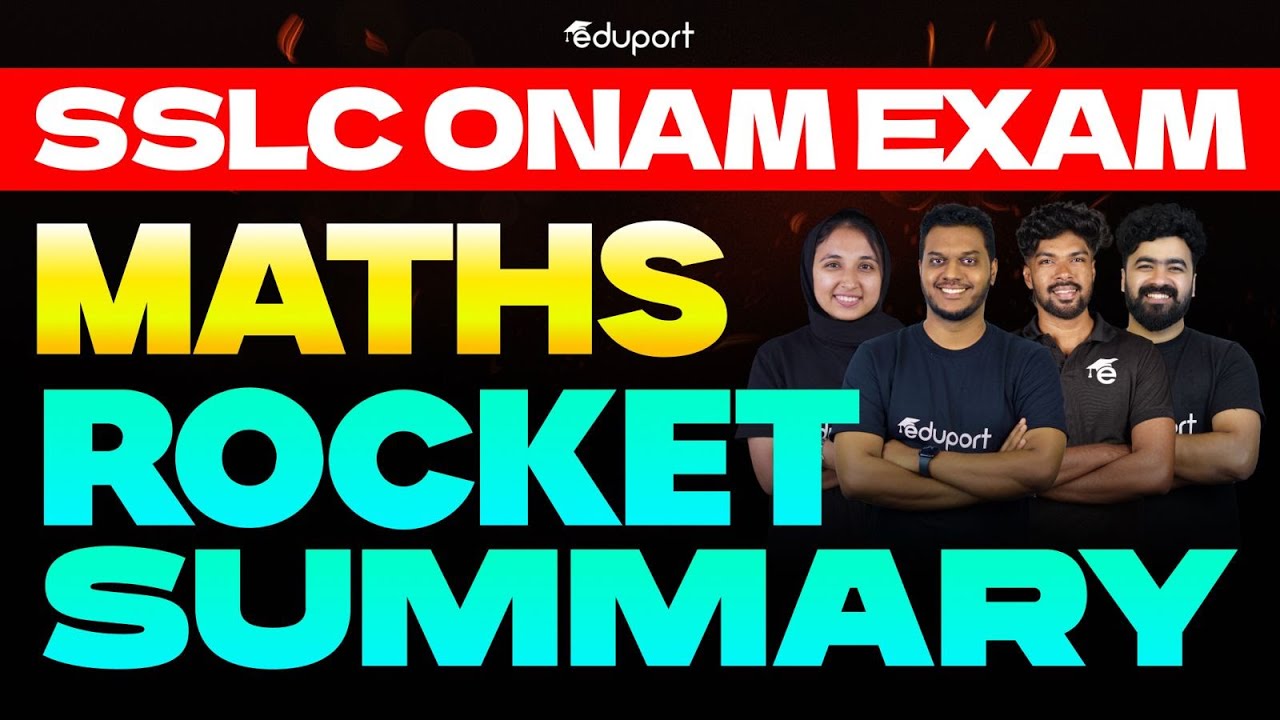 SSLC Onam Exam Maths Full Chapter Rocket Summary | Eduport