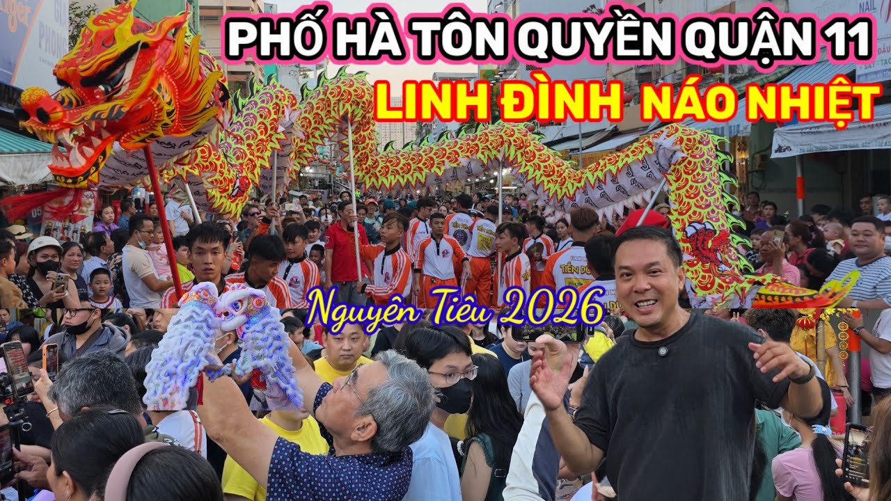 KHÔNG ĐÂU VUI BẰNG TẾT VIỆT NAM - TƯNG BỪNG DIỄU HÀNH LỄ HỘI NGUYÊN TIÊU QUẬN 11 || Nick Nguyen