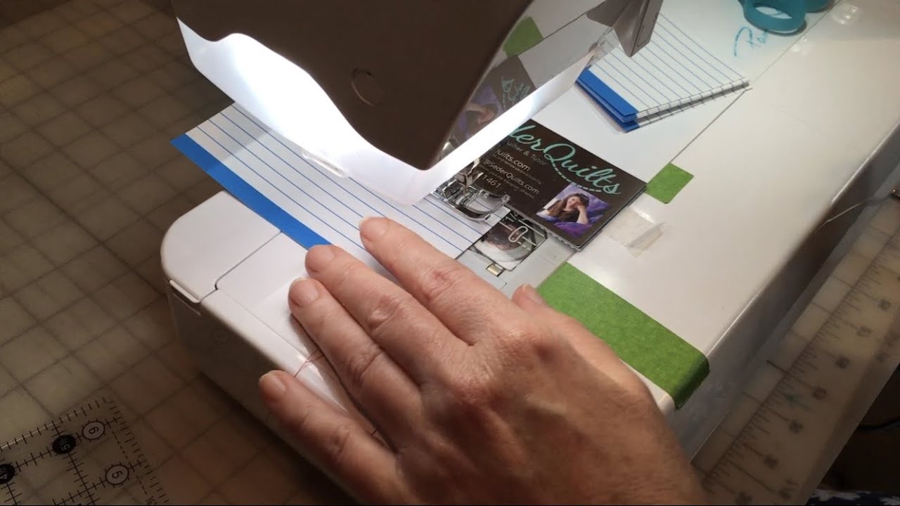 How to make a Scant 1/4 inch Guide by PaolaJo