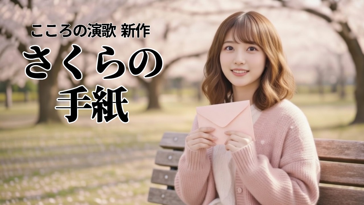 新曲『さくらの手紙』オリジナル演歌｜春風にのせた好きのひと言