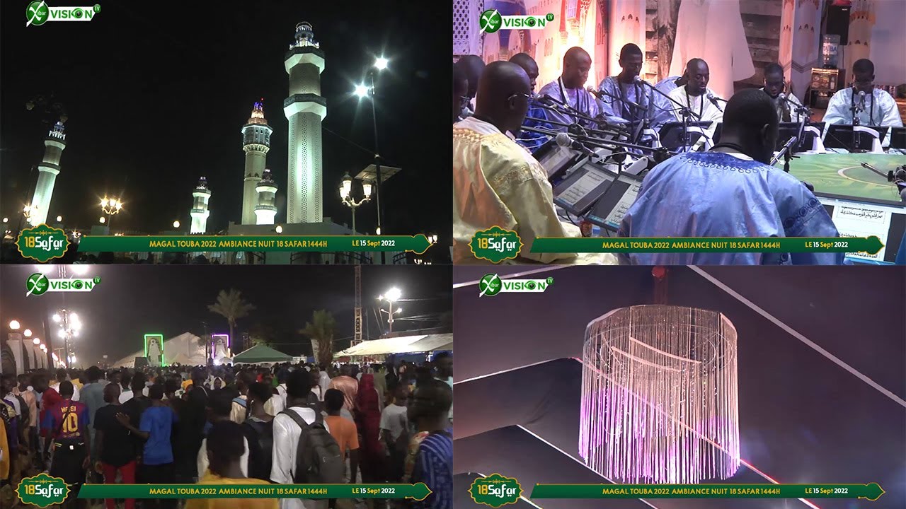 Magal Touba 2022 - Ambiance Nuit 18 Safar 1444 H - 15 Sept 2022