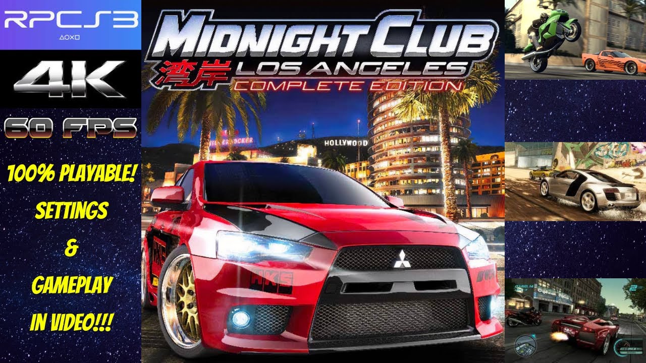 Midnight Club: Los Angeles RPCS3 Gameplay & Settings 100% Playable! 4K 60FPS 6900XT 12700K AVX-512