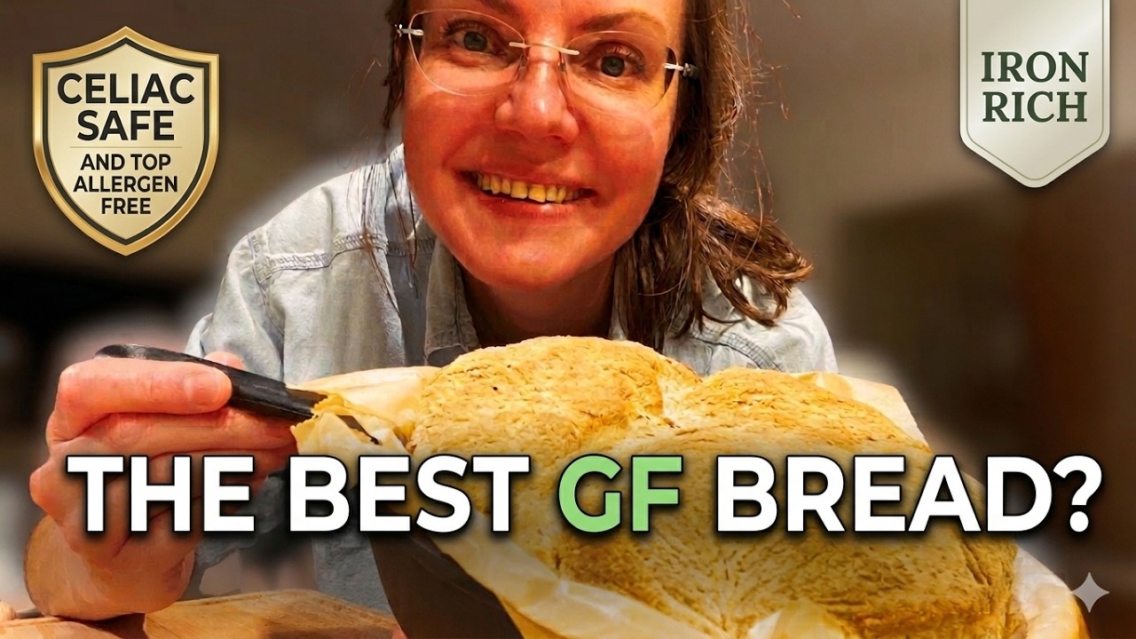 How to Make Gluten-Free Bread that Tastes Like Wheat (High Iron, Artisan Loaf)