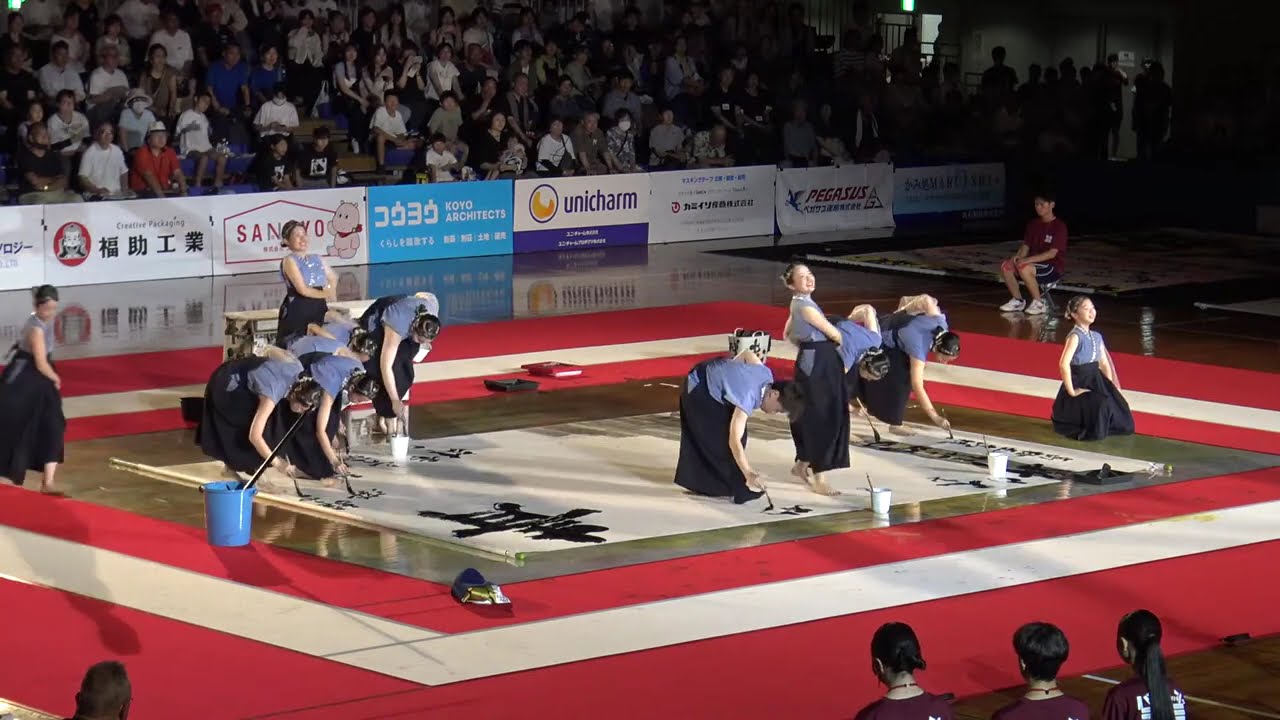 第18回 書道パフォーマンス甲子園　香川県立高松西高等学校　2025年7月27日