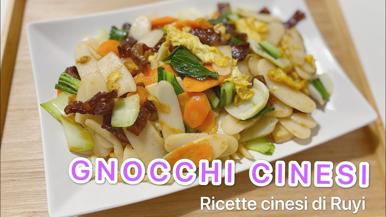 GNOCCHI CINESI saltati in padella: cucina cinese facile