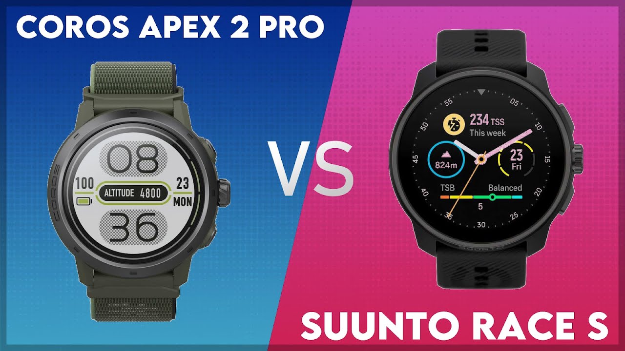 Coros Apex 2 Pro vs Suunto Race S Comparison