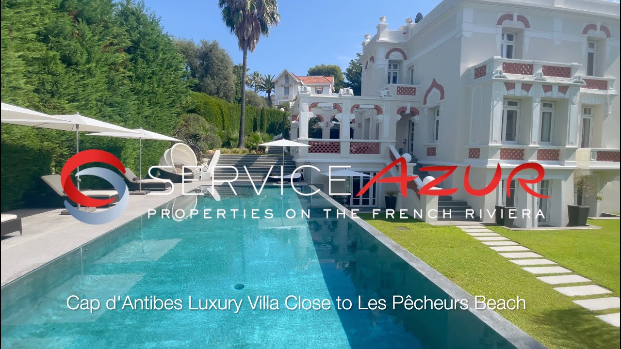 Cap d'Antibes Luxury Villa Close to Les Pêcheurs Beach