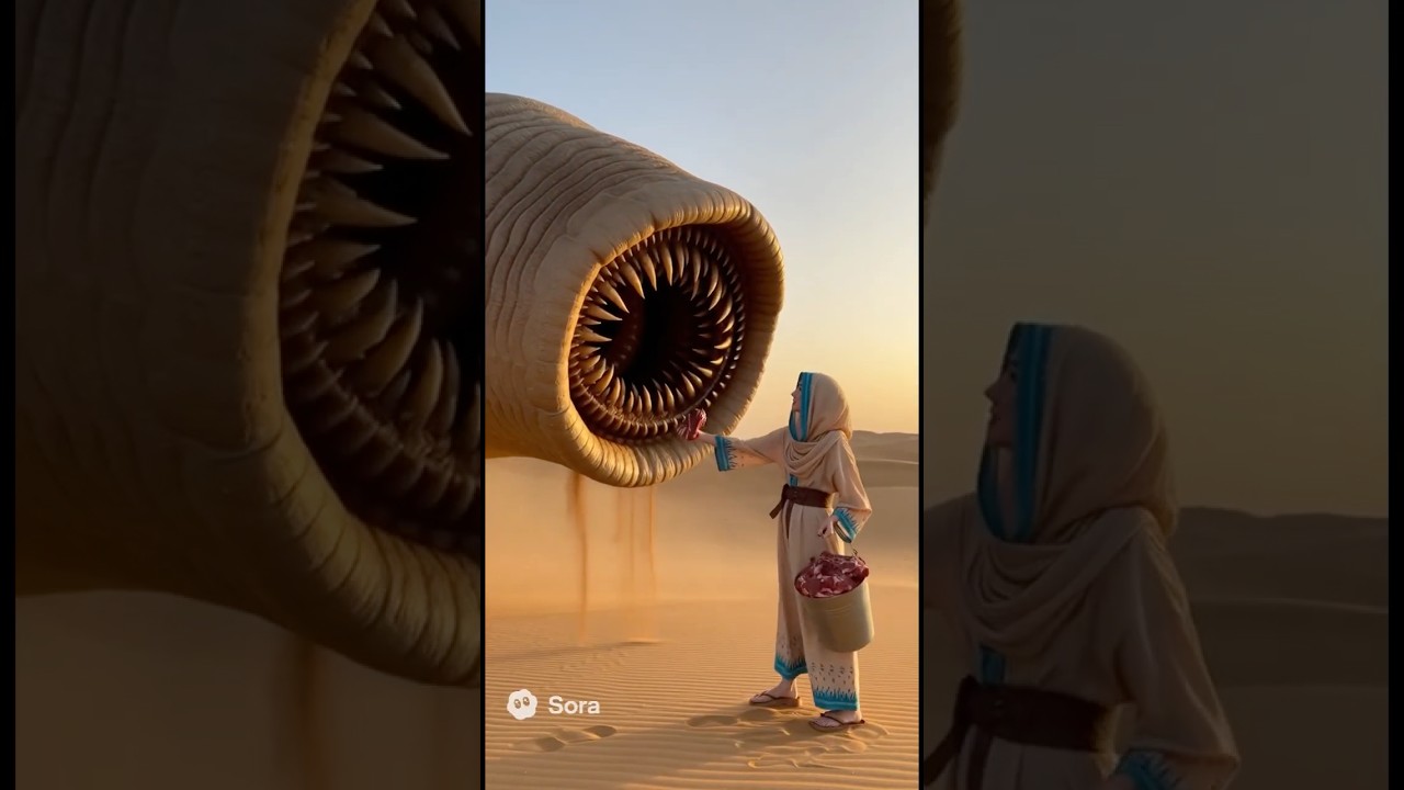 🪱 Кормление гигантского червя в пустыне &mdash; что может пойти не так? 😅🏜️