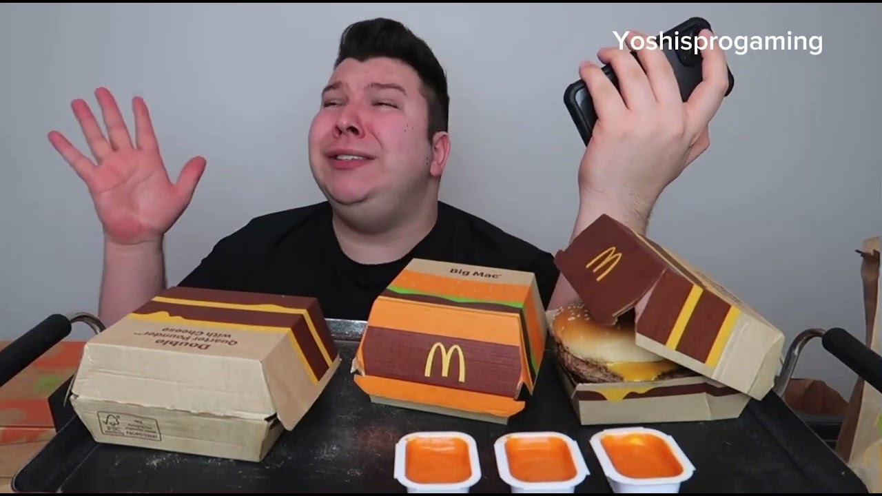 YTP: Nikocado Advocado is mad because mcdonald's didn't hive him his three Burgers.