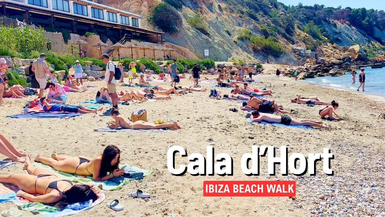 IBIZA ⛱️ Cala d'Hort 👙 Beach Walk