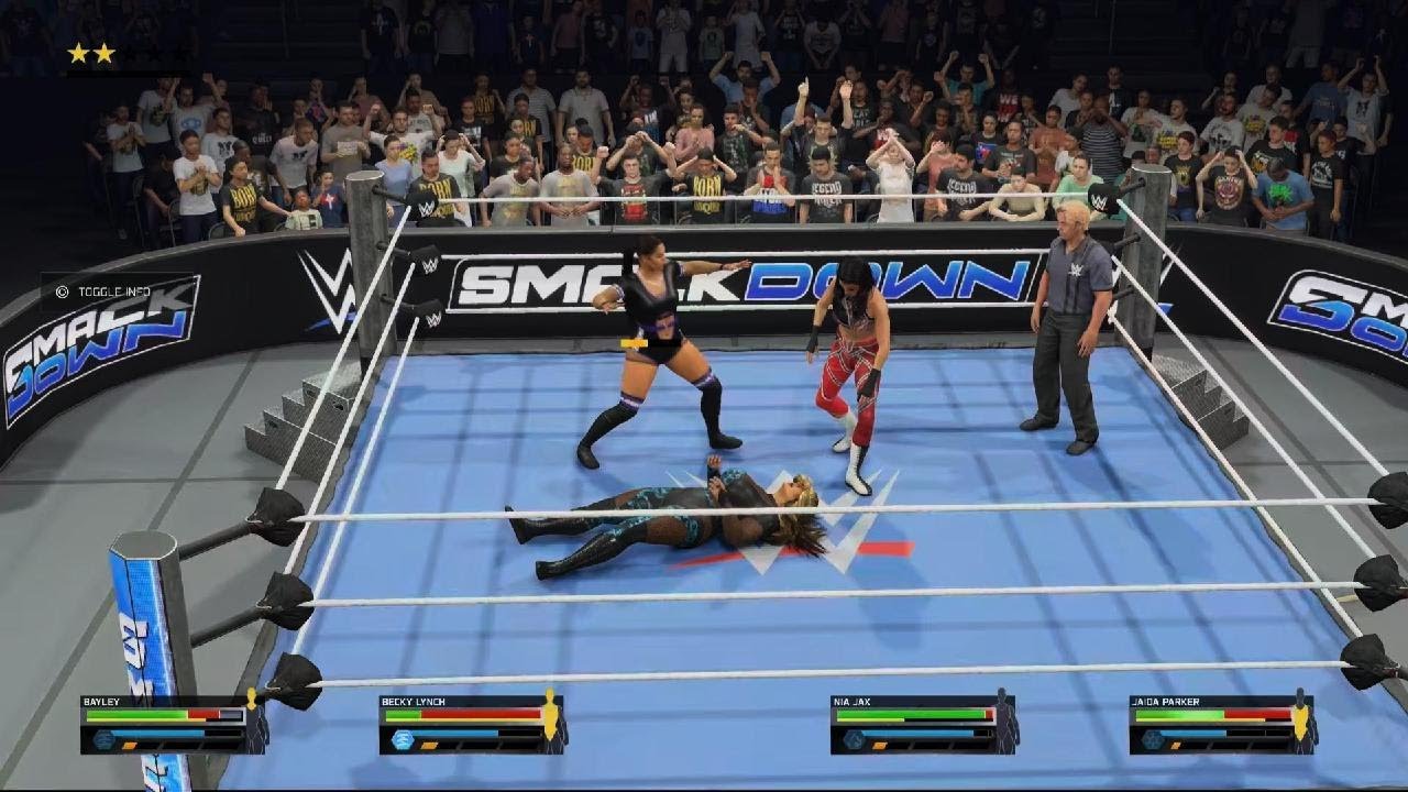 Jax vs Bayley vs Lynch vs Parker mitb qual