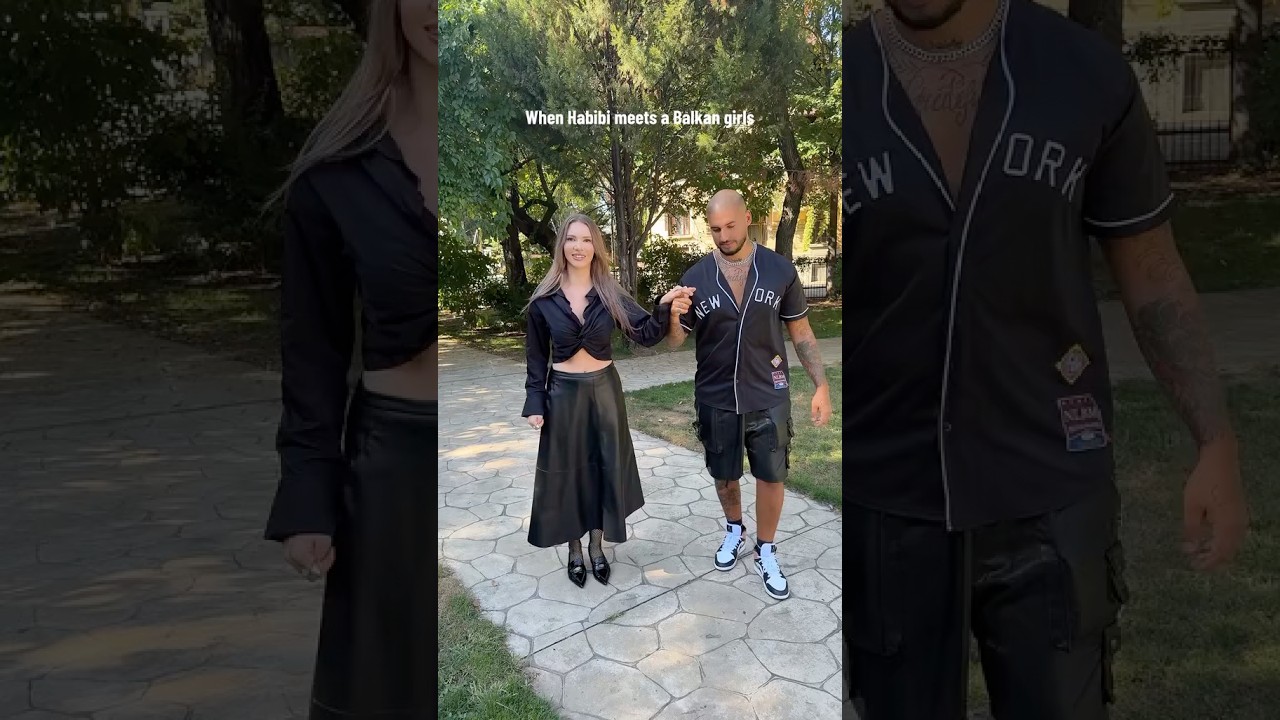 When #andreashabibiofficial meets a Balkan girl 😂😂 #habibi #balkan #fyp #shorts